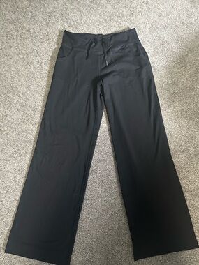 lululemon athletica Wide Leg Black Pants
